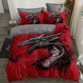 Axyaa Mystical Dragon Duvet Cover Set - 1 Duvet Cover, 2 Pillowcases