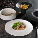 Axya High Foot Ceramic Dinner Plate Set for Hotel & Restaurant Dining