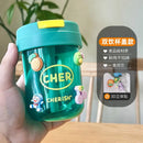 Axyaa Kids' Big Belly Straw Cup - Cute Portable High Value Water Mug Gift