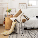 Axyaa Morocco Tufted Nordic Pillow Case Set - Boho Cotton Cushion Covers for Home Decor