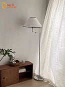 Axyaa Cream Rocker Arm Floor Lamp LED Modern Light Fixtures Living Room Bedroom