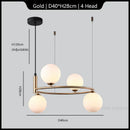 Axyaa Modern Glass Pendant Light for Living Room and Restaurant Chandelier