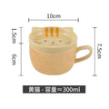 Axyaa Cute Animals Cartoon Ceramic Embossed Coffee Mug for Kids Birthday Gift