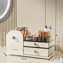 Axyaa 2 in 1 Cosmetic & Jewelry Organizer Drawer Layers Makeup Storage Box