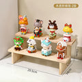 Axyaa Multi-Layer Wooden Display Stand for Anime Action Figures and Dolls