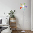 Axyaa Colorful Petals Acrylic LED Electric Fan Floor Lamp
