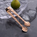 Axyaa Stainless Steel Mini Grill Tongs Ice Cube Sugar Tea Serving Clip