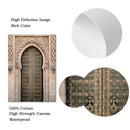Morocco Door Arabic Art Canvas Poster by Axyaa for Home Decor