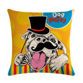 Axyaa Cartoon Dog Linen Pillow Case 45*45cm