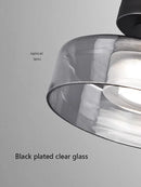 Axyaa Glass Ceiling Lamp Modern Minimalism LED Copper Lighting