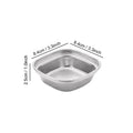 Axyaa Stainless Steel Dipping Sauce Bowls BBQ Vinegar Plates Kitchen Tableware