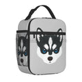Axyaa Shiba Inu Dog Thermal Lunch Box Insulated Bento Tote Handbag for Women & Kids