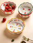 Axyaa 7-inch Ceramic Bowl Set for Baking, Steaming, & Serving Fruit Salad
