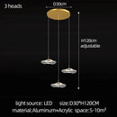 Axyaa Lotus Leaf Acrylic Chandelier for Staircase Duplex & Villa Living Room