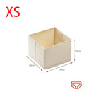 Axyaa Cotton Linen Storage Box Set for Wardrobe Organization