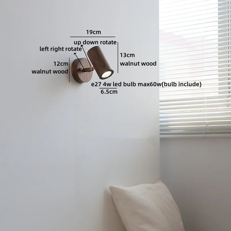 Nordic LED Wall Light Mirror Bathroom Swing Arm Aplique Pared by Axyaa