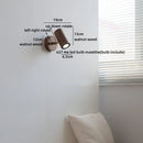 Axyaa Swing Arm LED Wall Sconce Lamp - Ash Wood Finish