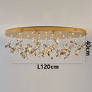 Axyaa Crystal Chandelier Pendant Light for Living Room Dining Room Ceiling Lighting
