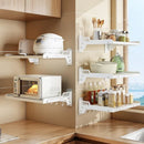 Axyaa Perforated Oven Holder Shelf Bracket for Kitchen Organization
