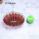 Axyaa Handwoven Plastic Imitation Vine Fruit Platter in 8 Sizes