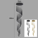Axyaa Staircase Chandeliers LED Pendant Light Lamps Modern Decor for Living Room