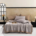 Axyaa Cotton Bubble Double-Layer Yarn Summer Quilt Set