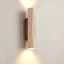 Axyaa Yellow Marble Wall Lamp Up Down LED Sconce for Living Room Bedroom