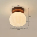 Axyaa Modern LED Wood Canopy Ceiling Light for Porch Kitchen Living Room