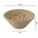 Axyaa Lotus Root Clay Bowl Vase for Hydroponic Floral Arrangements & Home Decor