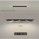 Axyaa LED Pendant Lamp: Adjustable Art Chandelier for Home Decor Lighting