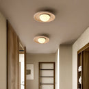 Axyaa LED Ceiling Lamp Nordic Style Yellow Travertine Acrylic Living Room Light