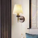 Axyaa LED Retro Cable Switch Wall Lamp for Living Room & Bedroom