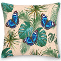 Axyaa Butterfly Flower Cushion Cover - Elegant Home & Office Decor