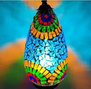 Axyaa Turkish Mosaic Table Lamp Vintage Art Deco Handcrafted Bedside Light