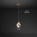 Axyaa Crystal Pendant Chandelier: Luxury Diamond LED Art Lighting for Home Decor & Restaurants