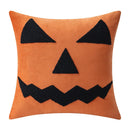 Axyaa Halloween Pillow Cases Embroidered Decor 45x45cm