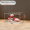 Axyaa Clear Stackable Shoe Storage Organizers - Sneaker Holder Rack Bin