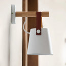 Nordic Wooden Wall Sconce LED Hanging Lamp by Axyaa