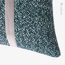 Axyaa Geometric Stitching Cushion - Gray-Green Living Room Sofa Decor