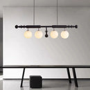 Axyaa Solid Wood Pendant Light, Wabi Sabi Style for Home, Restaurant, and Bar
