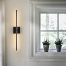 Axyaa LED Line Wall Sconces with Remote Control - Dimmable Decor Light