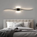 Axyaa LED Double Curve Wall Sconces Remote Control Bedside Lamp