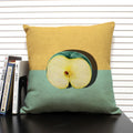 Axyaa Cactus Pineapple Pattern Cushion Cover 45x45 Linen Pillowcase