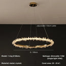 Axyaa Gold Metal LED Chandelier: Modern Living Room Pendant Light with Stairs Lustre
