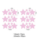 Watercolor Stars Wall Decals by Axyaa  - Simple Pattern Kids Room Decoration