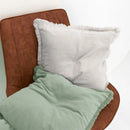 Axyaa Retro Nordic Style Square Cushion Cover for Living Room Decor