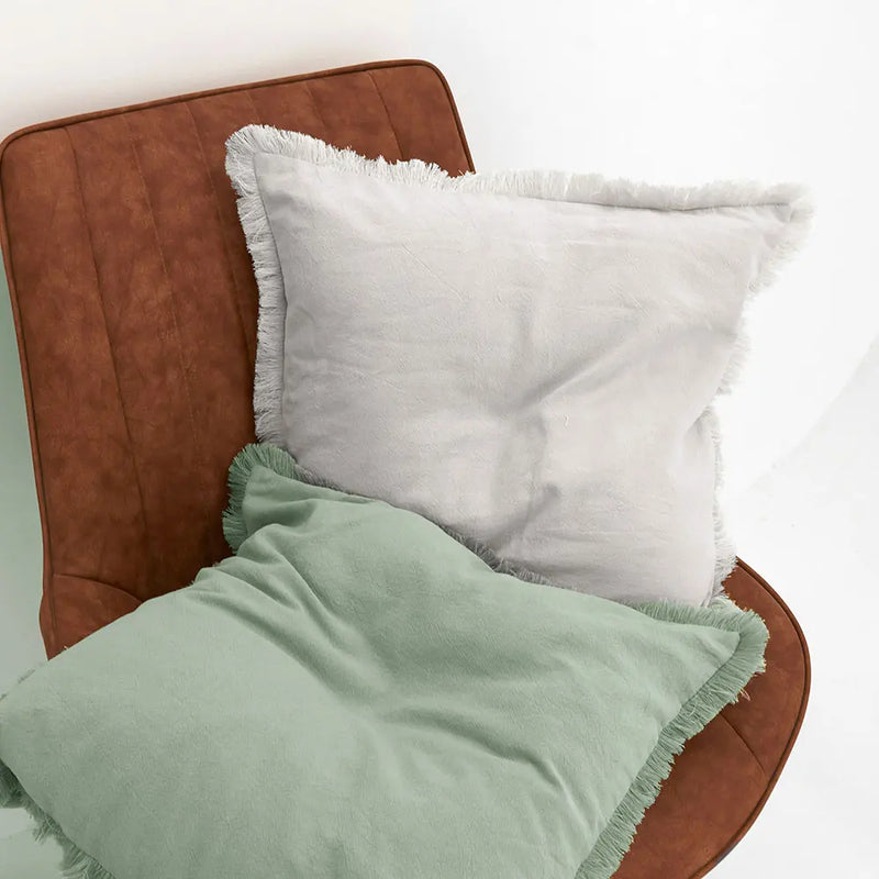 Axyaa Retro Nordic Style Square Cushion Cover for Living Room Decor
