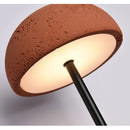 Axyaa Coral Red Mushroom LED Wall Light Retro Decor Sconce Lamp
