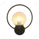 Axyaa LED Glass Wall Lamp European Style Bedroom Living Room Lighting