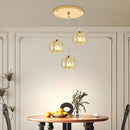 Axyaa Crystal E27 Chandelier for Dining Room, Bedroom, Kitchen - Modern Luxury Lighting